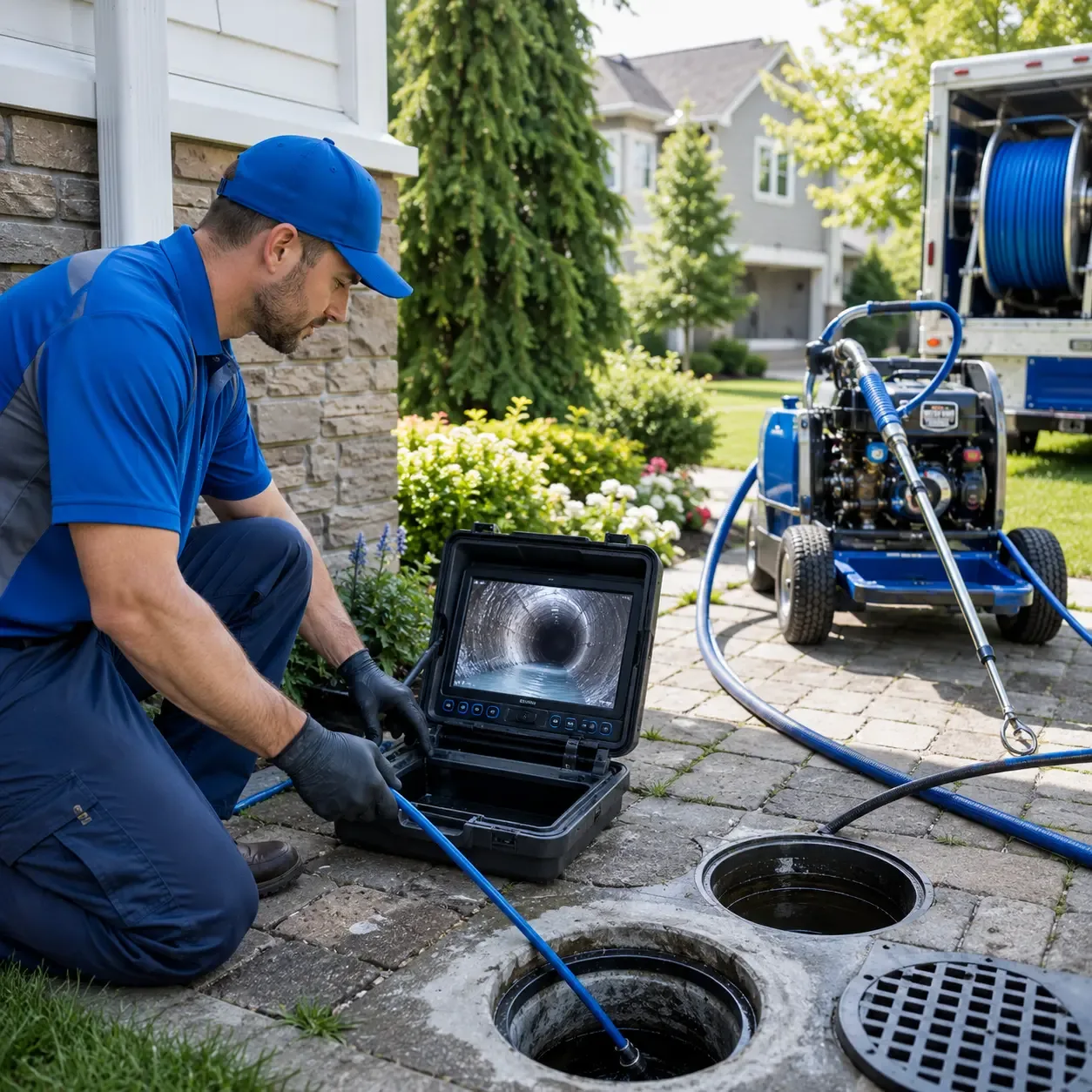 Outdoor drain cleaning professionals serving Huron, IN