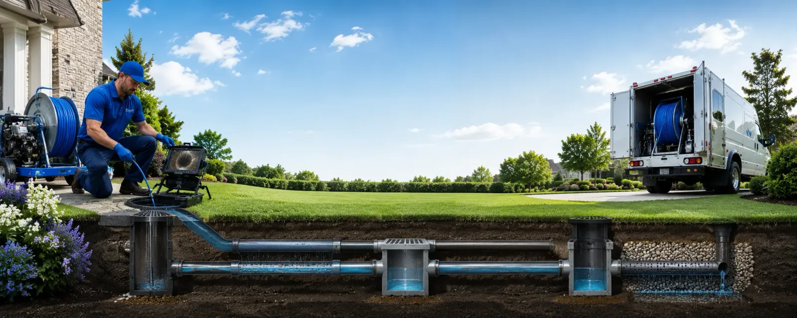 Outdoor drain cleaning information for Huron, IN